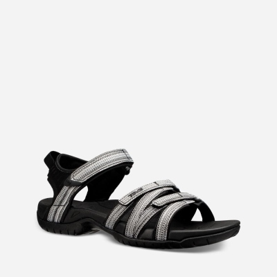 Teva Tirra Women's Black White / Multicolor Hiking Sandals CA96381 Canada Sale